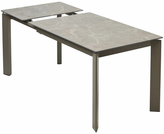 Стол CORNER 120 MATT LATTE STONE SOLID CERAMIC / TAUPE, ®DISAUR, изображение 7 | Интернет магазин мебели и декора LifeDekor