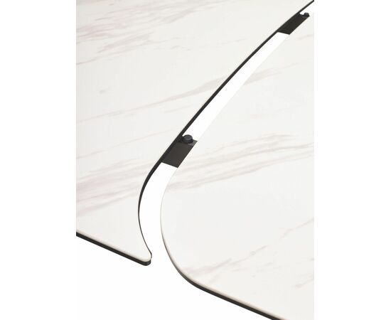 Стол VALDEMAR 180 KL-99 итальянская керамика, стекло/ каркас темно-серый/Kl-188, ®DISAUR, изображение 9 | Интернет магазин мебели и декора LifeDekor