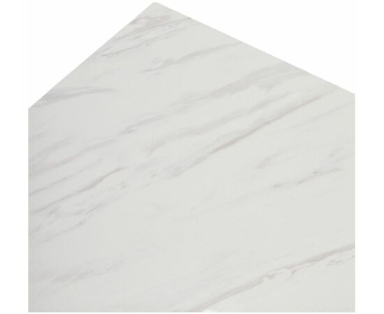 Стол ESTEBIO 160 KL-99 Белый мрамор матовый, итальянская керамика/ Серый металлик, ®DISAUR, изображение 7 | Интернет магазин мебели и декора LifeDekor