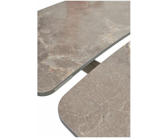 Стол RIVOLI 140 MATT LATTE STONE SOLID CERAMIC / TAUPE, ®DISAUR, изображение 6 | Интернет магазин мебели и декора LifeDekor