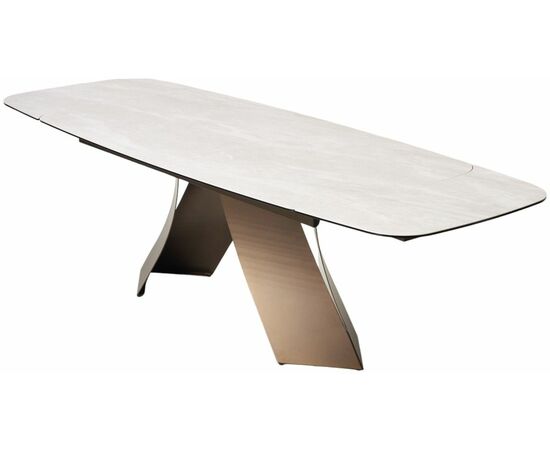 Стол YON 180 TL-109, испанская керамика / Шоколадное золото каркас, ®DISAUR, изображение 6 | Интернет магазин мебели и декора LifeDekor