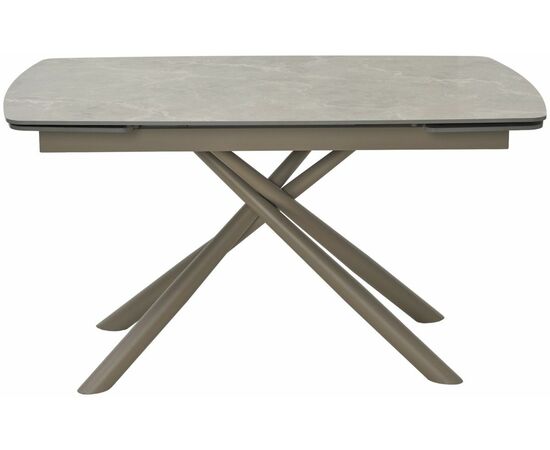 Стол RIVOLI 140 MATT LATTE STONE SOLID CERAMIC / TAUPE, ®DISAUR, изображение 4 | Интернет магазин мебели и декора LifeDekor
