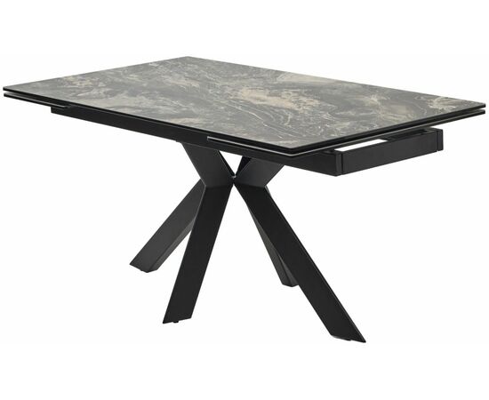Стол BELLUNO 160 KL-176, итальянская керамика/ черный каркас, ®DISAUR | Интернет магазин мебели и декора LifeDekor