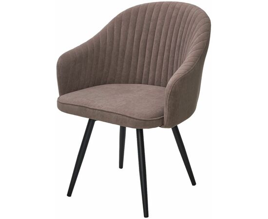 Стул AVIOR, 360 град. поворот. B5 Капучино, велюр / черный каркас, М-City | Интернет магазин мебели и декора LifeDekor