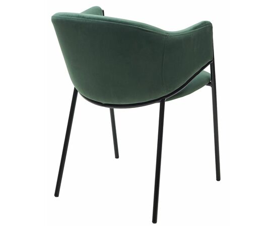 Стул ДИЛЛ, цвет H-30 изумрудный, велюр / черный каркас М-City, изображение 6 | Интернет магазин мебели и декора LifeDekor