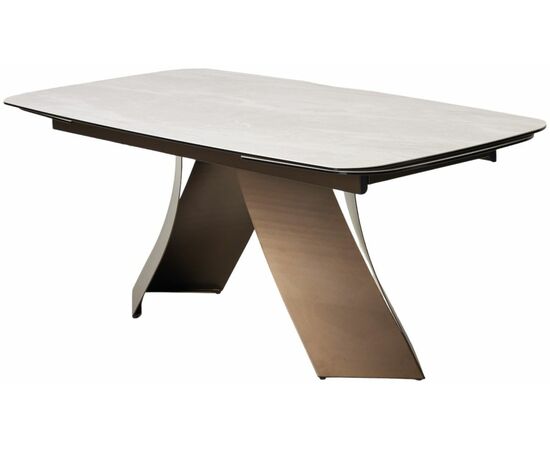 Стол YON 180 TL-109, испанская керамика / Шоколадное золото каркас, ®DISAUR | Интернет магазин мебели и декора LifeDekor