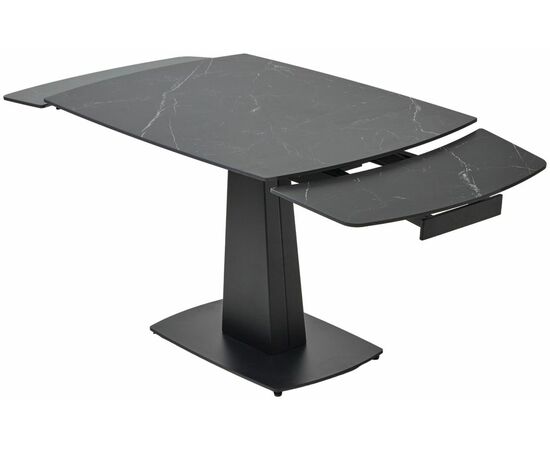 Стол BALDE 120 MATT BLACK MARBLE SOLID CERAMIC / BLACK, ®DISAUR, изображение 9 | Интернет магазин мебели и декора LifeDekor