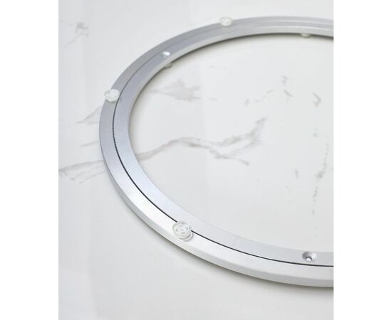 Стол CASTELA 135 Белый мрамор CA071, керамика / Орех, ®DISAUR, изображение 10 | Интернет магазин мебели и декора LifeDekor