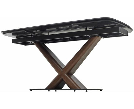 Стол BLANCO 160 MATT BLACK MARBLE SOLID CERAMIC / Орех, ®DISAUR, изображение 9 | Интернет магазин мебели и декора LifeDekor