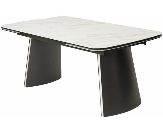 Стол VALDEMAR 180 KL-99 итальянская керамика, стекло/ каркас темно-серый/Kl-188, ®DISAUR | Интернет магазин мебели и декора LifeDekor