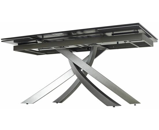 Стол ESTEBIO 160 KL-99 Белый мрамор матовый, итальянская керамика/ Серый металлик, ®DISAUR, изображение 9 | Интернет магазин мебели и декора LifeDekor