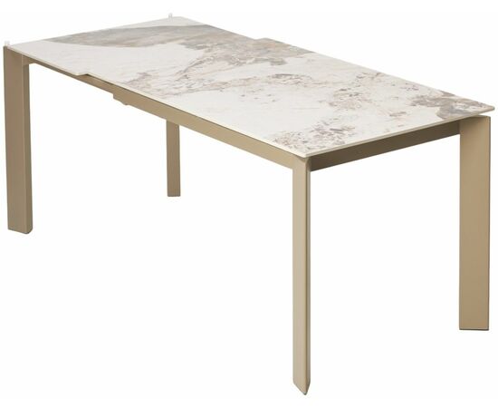 Стол CORNER 120 GLOSS LUXURY PANDORA SOLID CERAMIC / TAUPE, ®DISAUR, изображение 4 | Интернет магазин мебели и декора LifeDekor