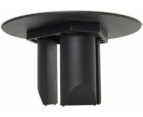 Стол КОЛИЗЕЙ D140 ARCTIC OCEAN, Белый мрамор, керамика / Черный каркас М-City, изображение 10 | Интернет магазин мебели и декора LifeDekor