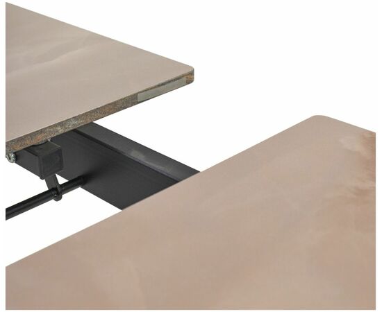 Стол CORNER 120 GLOSS AMBER JADE SOLID CERAMIC / BLACK, ®DISAUR, изображение 6 | Интернет магазин мебели и декора LifeDekor