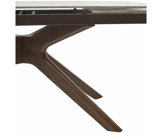 Стол EDER 160 GLOSS AMBER JADE SOLID CERAMIC / Орех, ®DISAUR, изображение 14 | Интернет магазин мебели и декора LifeDekor