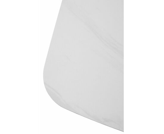 Стол MATERA 160 MARBLES KL-99 Белый мрамор матовый, итальянская керамика/ черный каркас М-City, изображение 6 | Интернет магазин мебели и декора LifeDekor