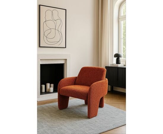 Кресло CUBE OTE SEA-500 Бронзовый,ткань/каркас металл в обивке бронзового цвета OTE SEA 500 ®DISAUR, изображение 2 | Интернет магазин мебели и декора LifeDekor