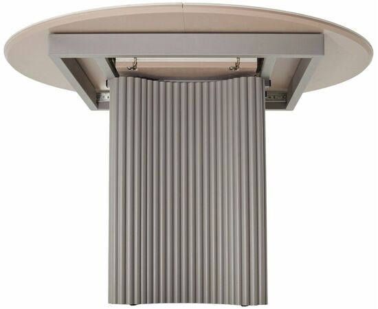 Стол АДАЖИО 115 КРУГЛЫЙ GILT WHITE, керамика / Латте каркас М-City, изображение 9 | Интернет магазин мебели и декора LifeDekor