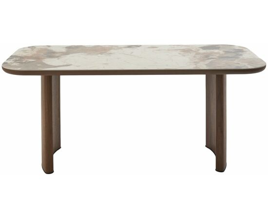 Стол BARK 180 цвет CA035, керамика / Орех, ®DISAUR, изображение 2 | Интернет магазин мебели и декора LifeDekor