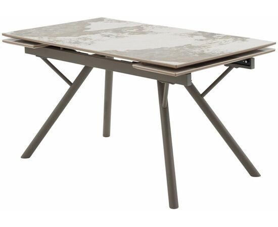 Стол ЛИБЕРТИ 140 Pandora, керамика / Латте каркас М-City | Интернет магазин мебели и декора LifeDekor