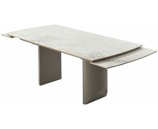 Стол ПУАНТО 200  BRECHA CREMA ELEGANCE, керамика / Латте каркас М-City, изображение 13 | Интернет магазин мебели и декора LifeDekor