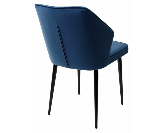 Стул SEATTLE-V СИНИЙ #29, велюр / черный каркас М-City, изображение 4 | Интернет магазин мебели и декора LifeDekor
