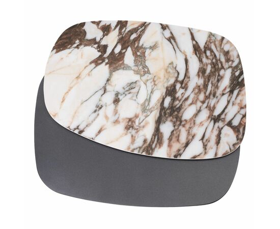 Стол кофейный ARVID TL-312 испанская керамика на стекле/ МДФ окраш. / темно-серый МДФ каркас ®DISAUR, изображение 8 | Интернет магазин мебели и декора LifeDekor