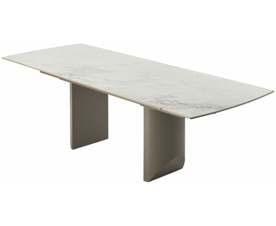 Стол ПУАНТО 200  BRECHA CREMA ELEGANCE, керамика / Латте каркас М-City, изображение 14 | Интернет магазин мебели и декора LifeDekor