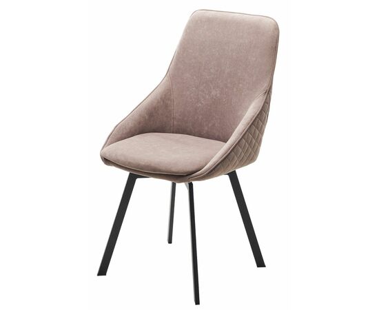 Стул CASA, цвет B5 Капучино, велюр / черный каркас, поворот.360 град. М-City | Интернет магазин мебели и декора LifeDekor