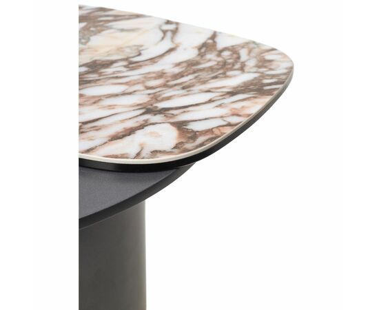 Стол кофейный ARVID TL-312 испанская керамика на стекле/ МДФ окраш. / темно-серый МДФ каркас ®DISAUR, изображение 9 | Интернет магазин мебели и декора LifeDekor