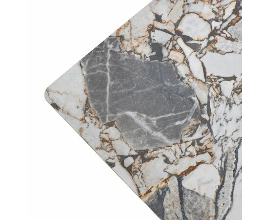Стол АДАЖИО 240 (320) см MINERAL STONE NATURAL, керамика / Черный каркас М-City, изображение 9 | Интернет магазин мебели и декора LifeDekor