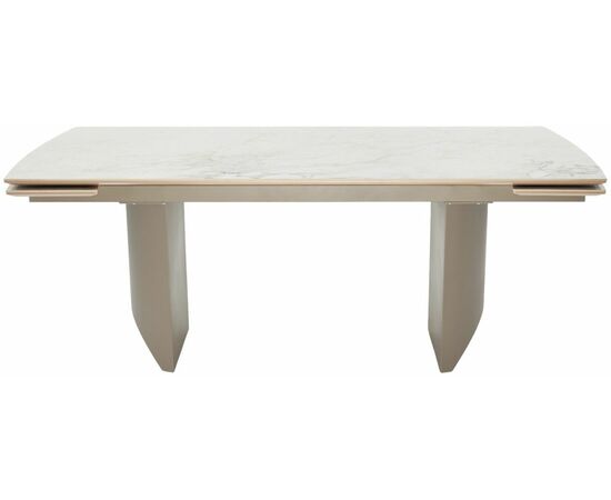 Стол ПУАНТО 200  BRECHA CREMA ELEGANCE, керамика / Латте каркас М-City, изображение 8 | Интернет магазин мебели и декора LifeDekor