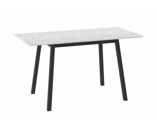 Стол Бриз раздвижной 110(140)х70, Серый сланец/Черный, изображение 2 | Интернет магазин мебели и декора LifeDekor