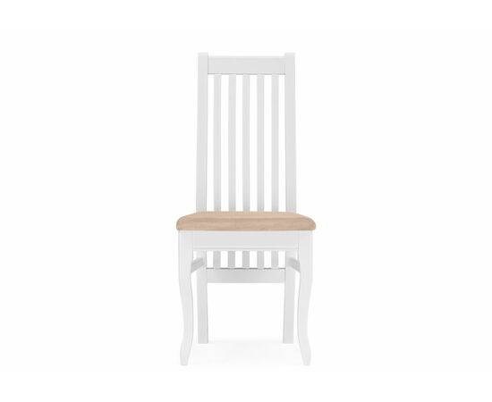 Стул деревянный Арлет белый / tenerife latte, изображение 2 | Интернет магазин мебели и декора LifeDekor