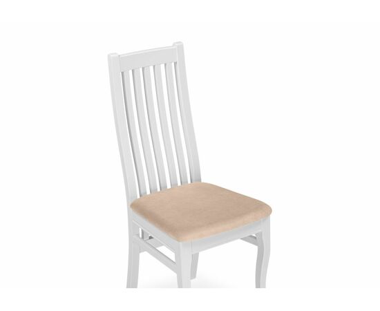 Стул деревянный Арлет белый / tenerife latte, изображение 5 | Интернет магазин мебели и декора LifeDekor