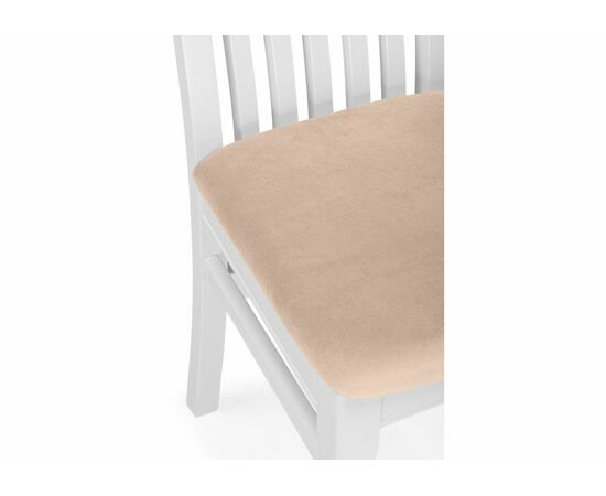 Стул деревянный Арлет белый / tenerife latte, изображение 6 | Интернет магазин мебели и декора LifeDekor