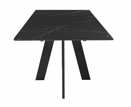 Стол DikLine SKM110 Керамика Черный мрамор/опоры черные, изображение 2 | Интернет магазин мебели и декора LifeDekor
