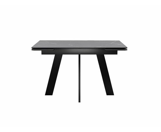 Стол DikLine SKM110 Керамика Серый мрамор/опоры черные, изображение 3 | Интернет магазин мебели и декора LifeDekor