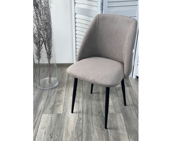 Стул ПЬЕР Marseille-16 Капучино, велюр / Черный каркас M-City, изображение 4 | Интернет магазин мебели и декора LifeDekor