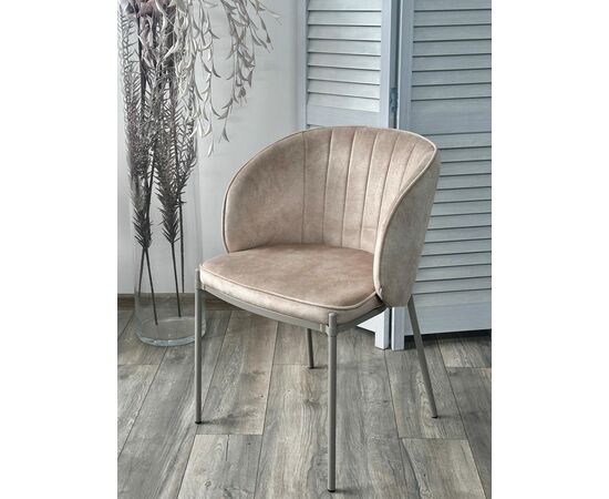 Стул DIANA VBP-207 античный бежевый, велюр / латте каркас М-City | Интернет магазин мебели и декора LifeDekor