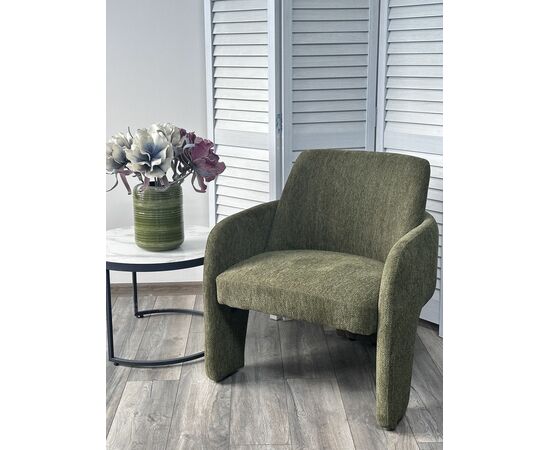 Кресло CUBE OTE SEA-360 Зеленый, ткань/каркас металл в тканевой обивке OTE SEA 360 ®DISAUR | Интернет магазин мебели и декора LifeDekor