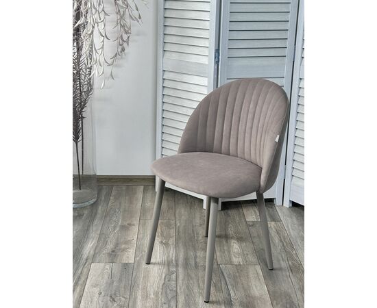 Стул БАРИ Marseille-16 Капучино, велюр / ЛАТТЕ каркас M-City | Интернет магазин мебели и декора LifeDekor