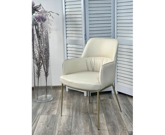 Стул BRUNO Milk Ti-02, PU / шампань, ®DISAUR | Интернет магазин мебели и декора LifeDekor