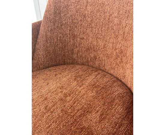 Кресло CUBE OTE SEA-500 Бронзовый,ткань/каркас металл в обивке бронзового цвета OTE SEA 500 ®DISAUR, изображение 4 | Интернет магазин мебели и декора LifeDekor