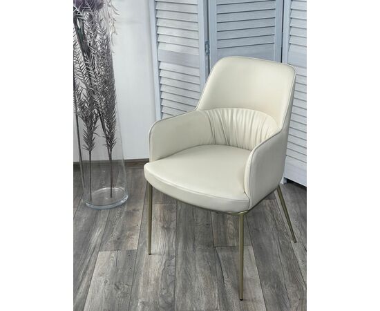 Стул BRUNO Milk Ti-02, PU / шампань, ®DISAUR, изображение 6 | Интернет магазин мебели и декора LifeDekor