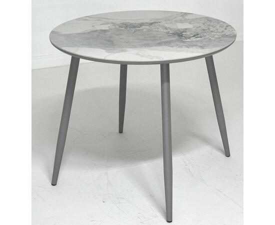 Стол МИЛТОН D89 PANDORA LIGHT, керамика / ЛАТТЕ каркас М-City | Интернет магазин мебели и декора LifeDekor