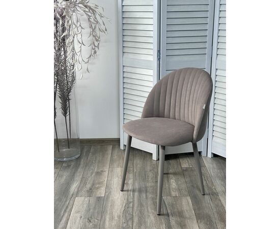 Стул БАРИ Marseille-16 Капучино, велюр / ЛАТТЕ каркас M-City, изображение 3 | Интернет магазин мебели и декора LifeDekor