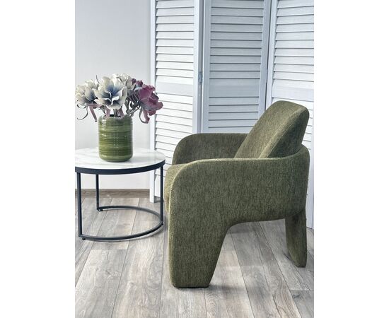 Кресло CUBE OTE SEA-360 Зеленый, ткань/каркас металл в тканевой обивке OTE SEA 360 ®DISAUR, изображение 4 | Интернет магазин мебели и декора LifeDekor