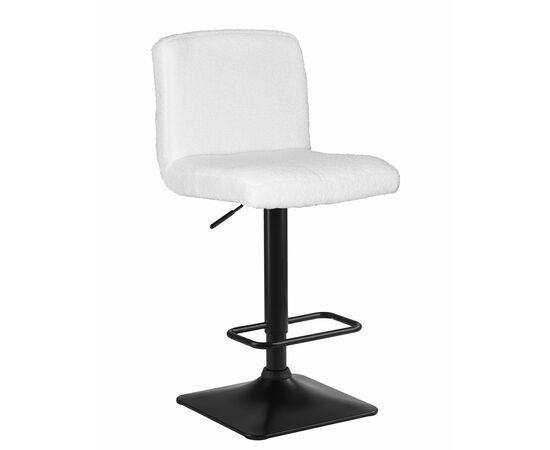 Набор 2 шт Стул барный DOBRIN LEO, белый букле (13), Вариант: белый букле (13), изображение 2 | Интернет магазин мебели и декора LifeDekor