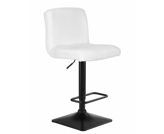 Набор 2 шт Стул барный DOBRIN LEO, белый букле (13), Вариант: белый букле (13), изображение 3 | Интернет магазин мебели и декора LifeDekor